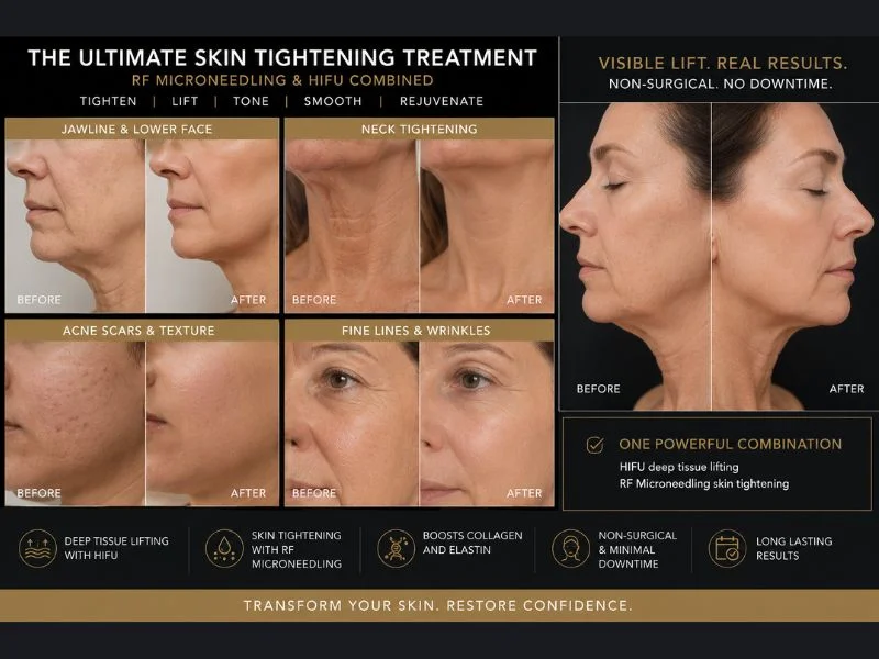 Results of combined treatment for the ultimate skin tightening treatment Bradford